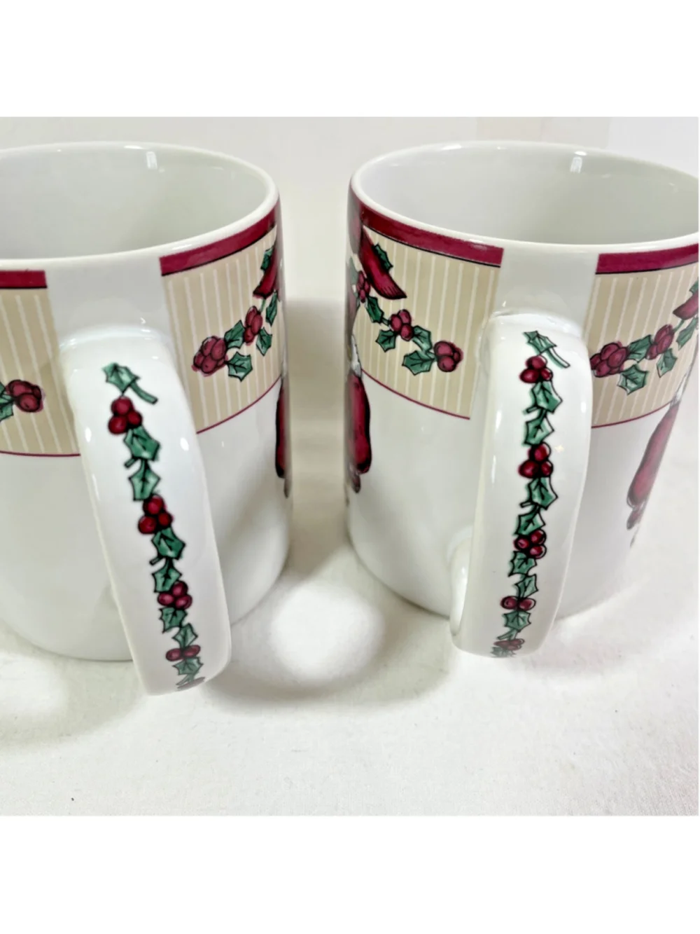 Vintage Fitz and Floyd Santa's List Coffee Tea 4